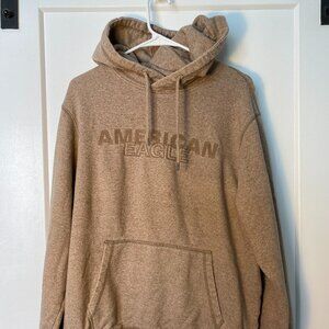 Tan American Eagle Hoodie